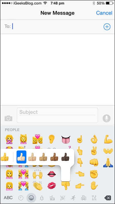 change default emoji outlook for mac
